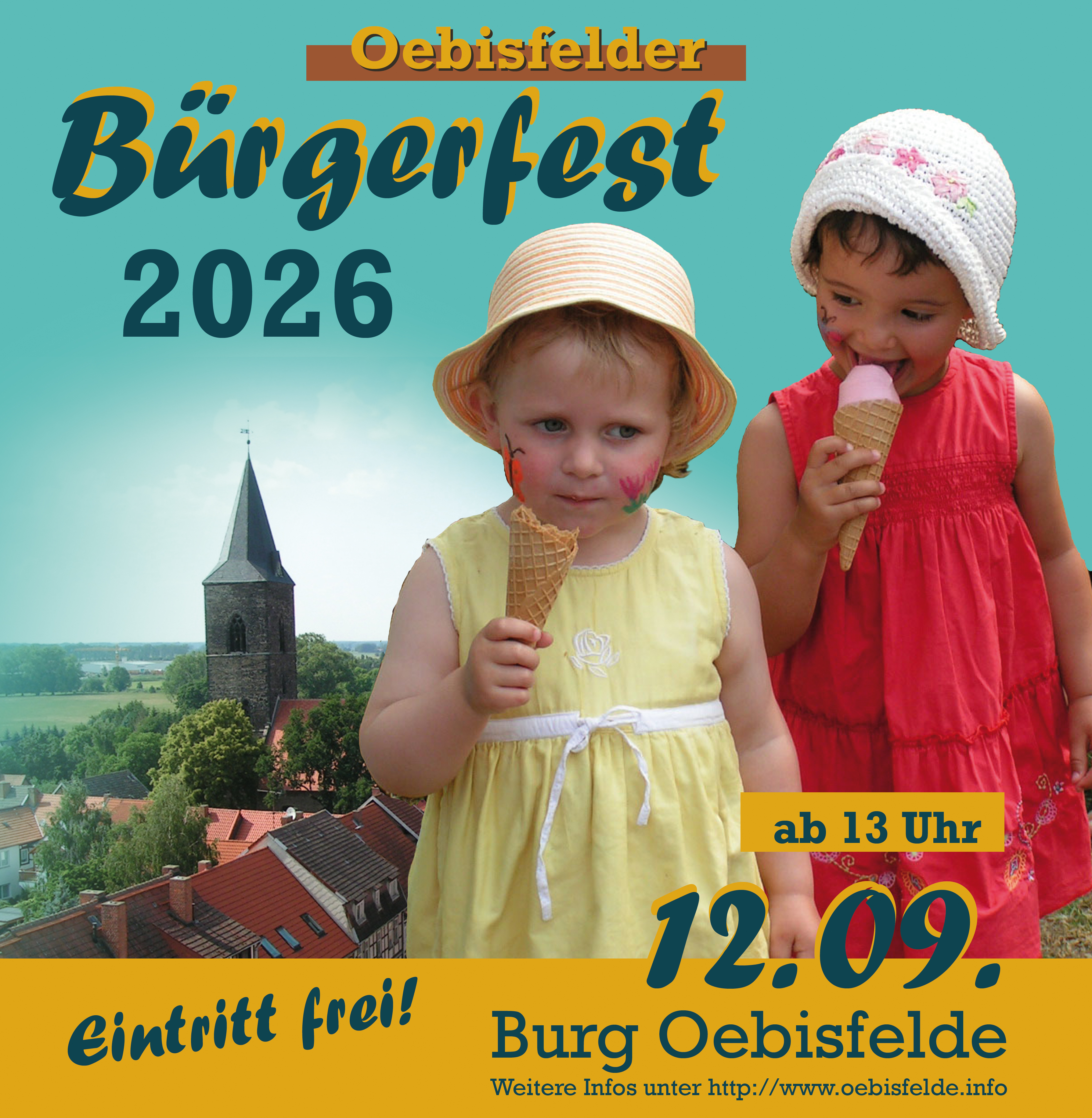 Plakat Oebisfelder Bürgerfest 2026
